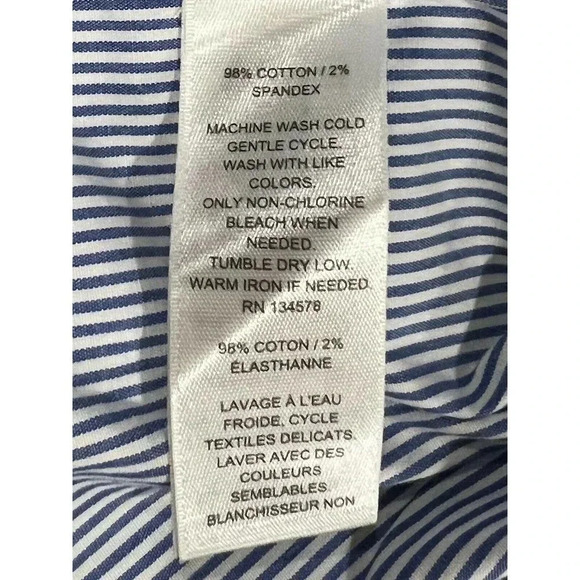 Vineyard Vines Mens Small Murray Long Sleeve Shirt Button Front Stripes - Picture 3 of 3